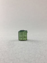 Green Tourmaline crystal with bluish core from Minas Gerais, Brazil