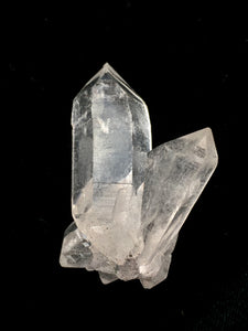 Himalayan Quartz cluster all double terminated