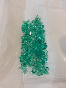 Emeralds from the Muzo mine, Columbia