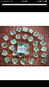 Green Fluorite Crystals | Natural Octahedral Fluorite