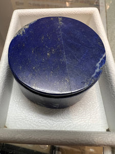 Lapis lazuli container