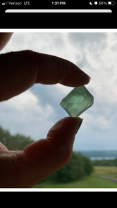 Green Fluorite Crystals | Natural Octahedral Fluorite
