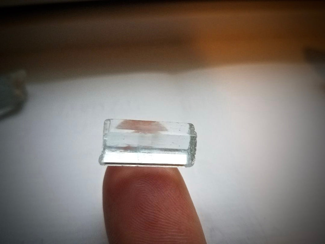 Aquamarine crystal, from Shigar, Pakistan