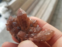 Hematite included quartz